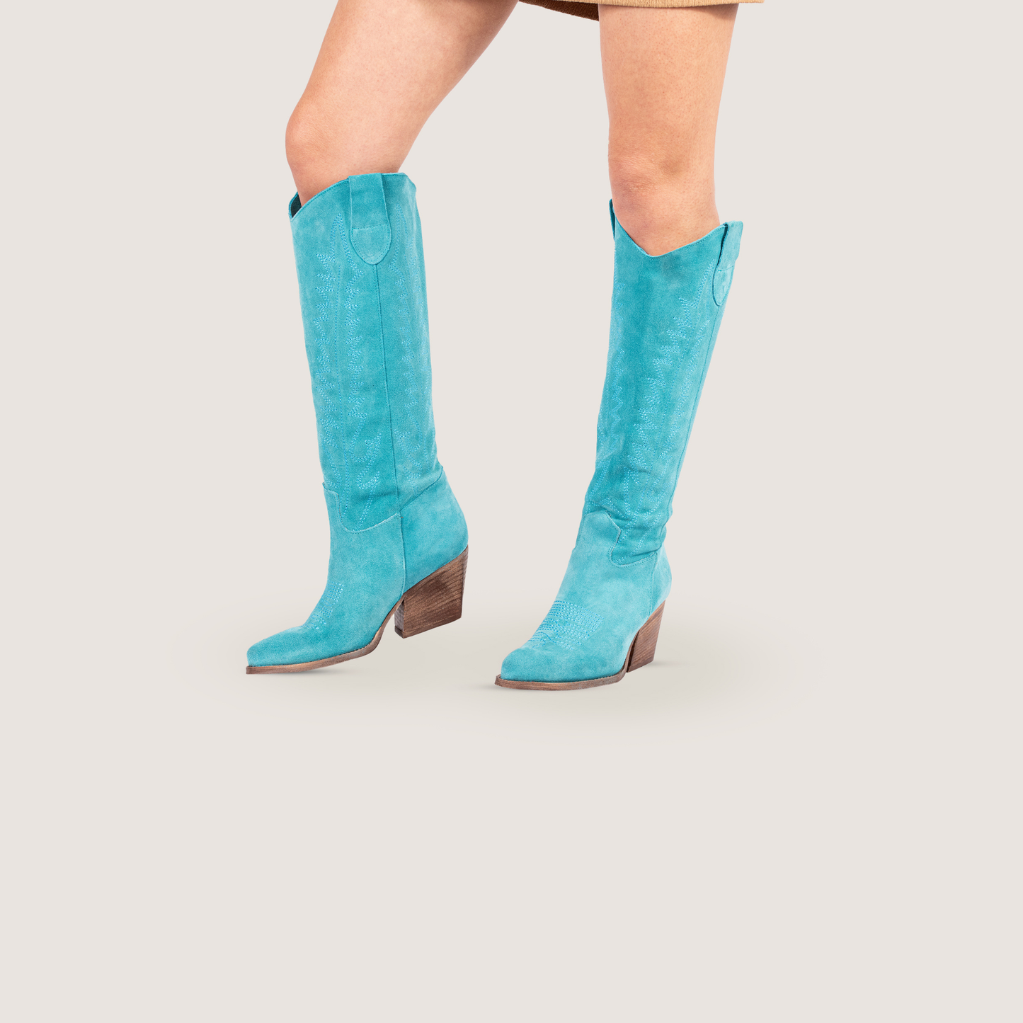 Dallas Turquoise Texan Boots