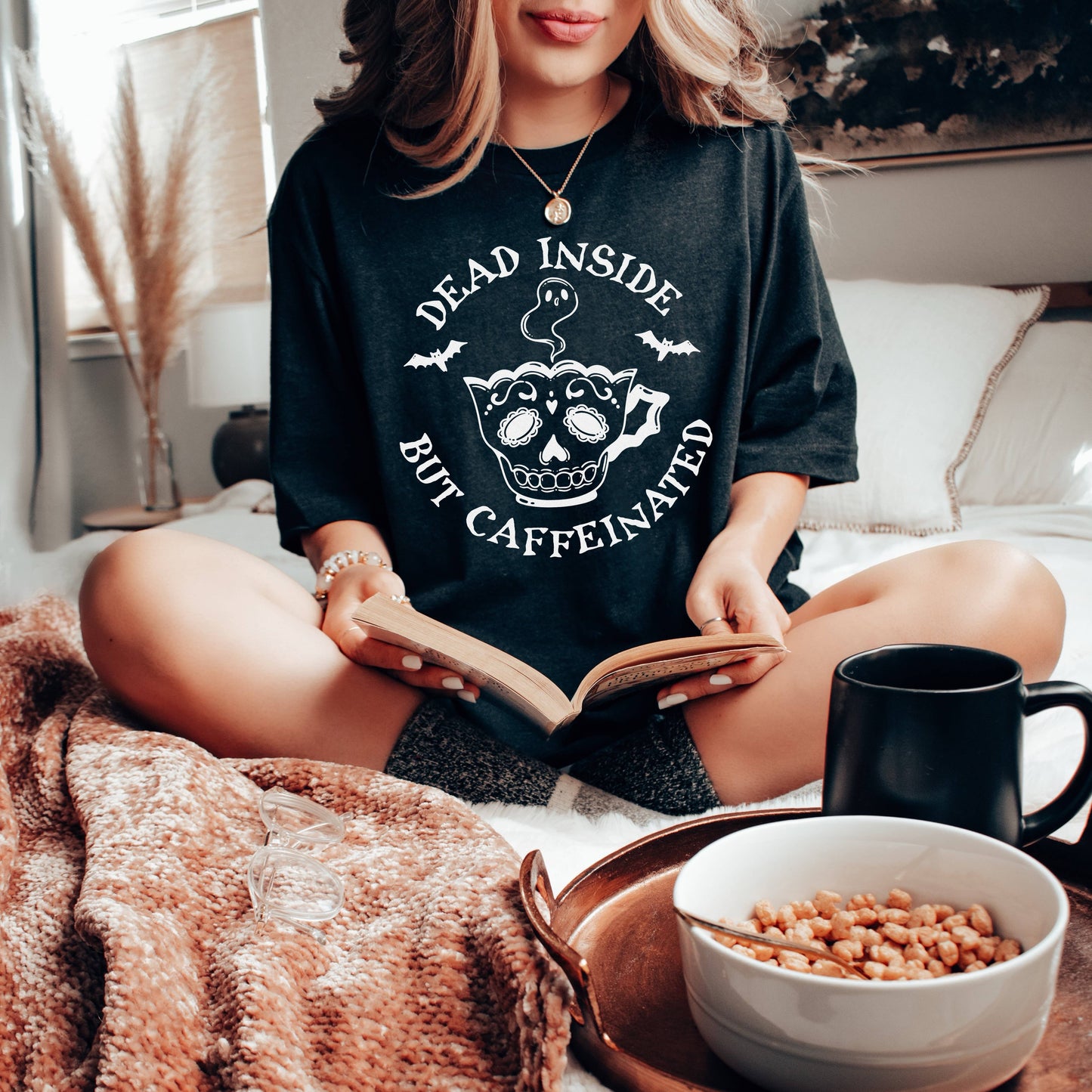 Dead Inside But Caffeinated Tee