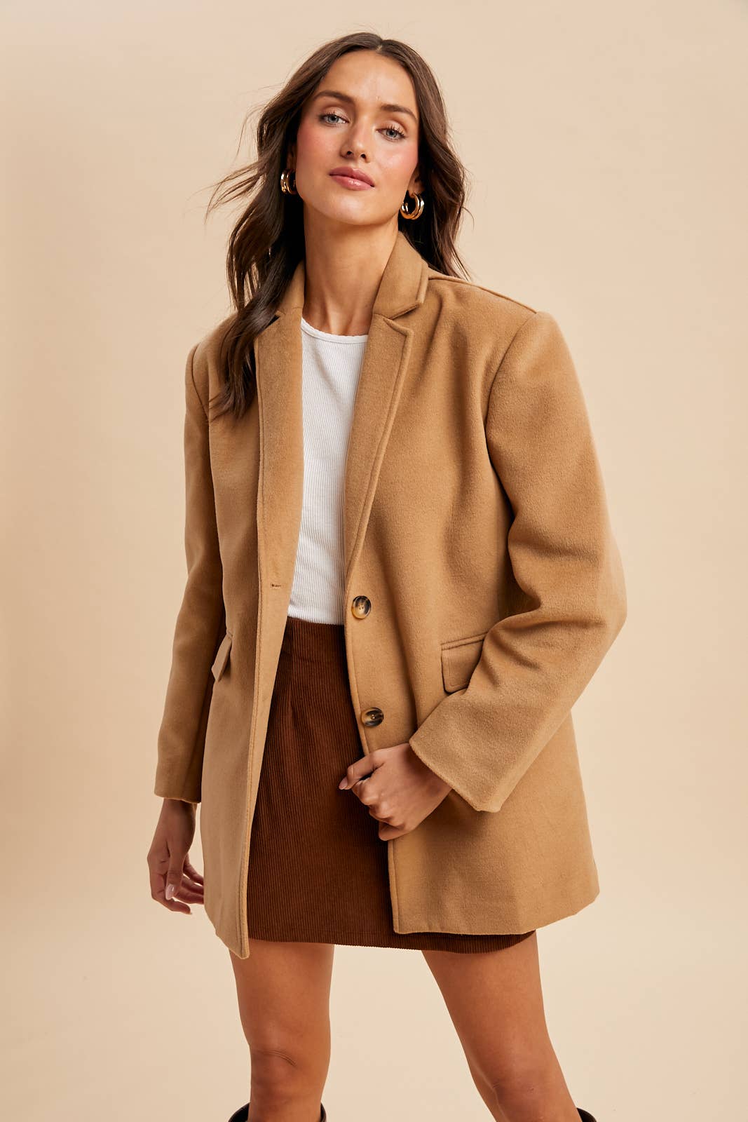 OVERSIZED LONGLINE BLAZER