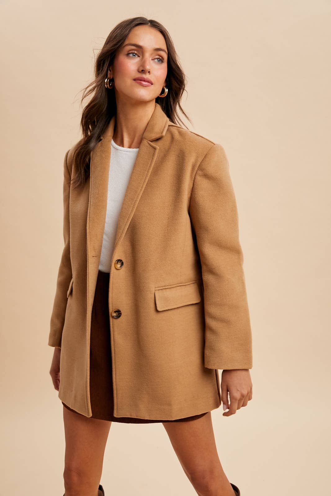 OVERSIZED LONGLINE BLAZER