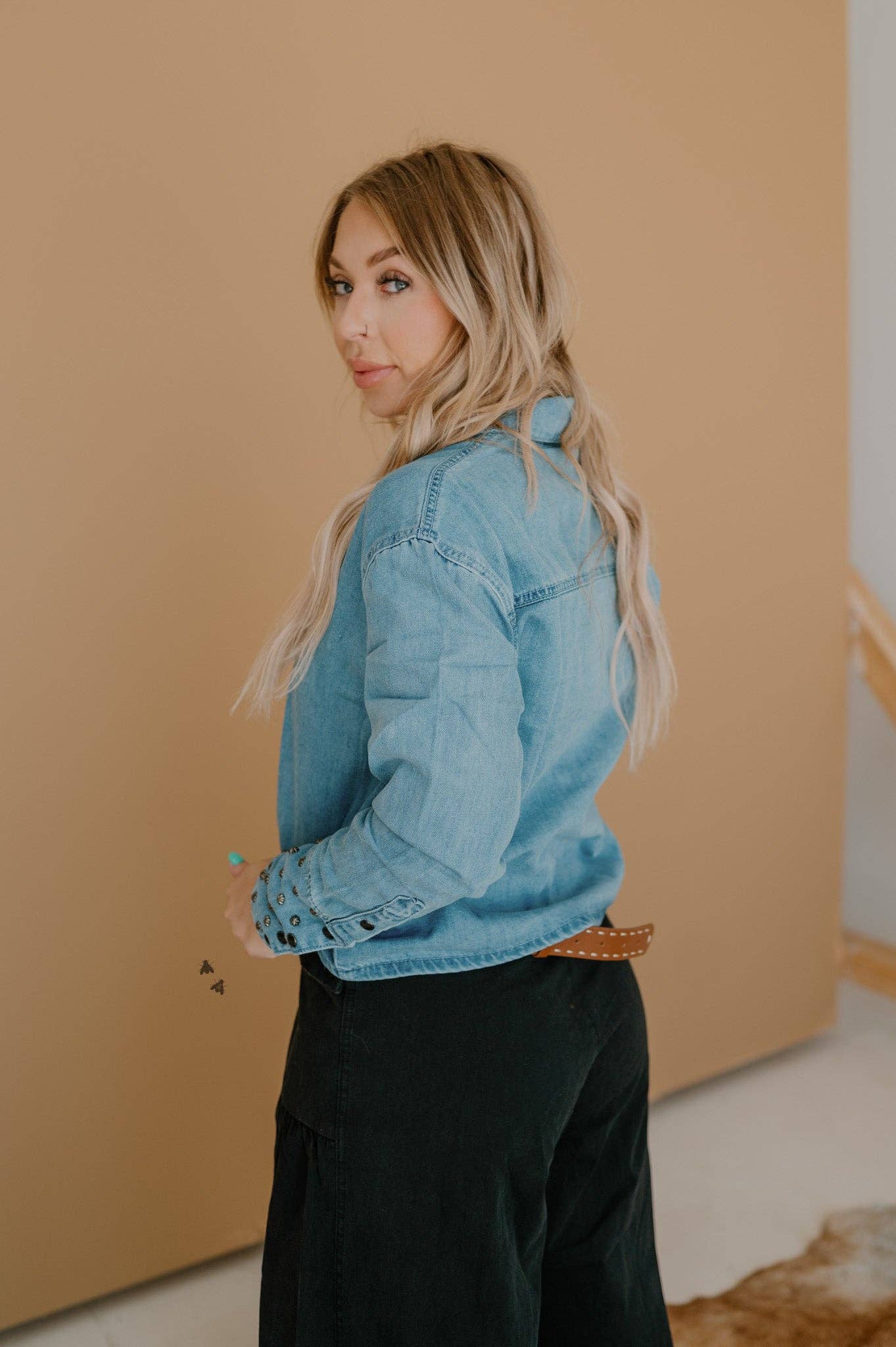 Denim Trails Button Down