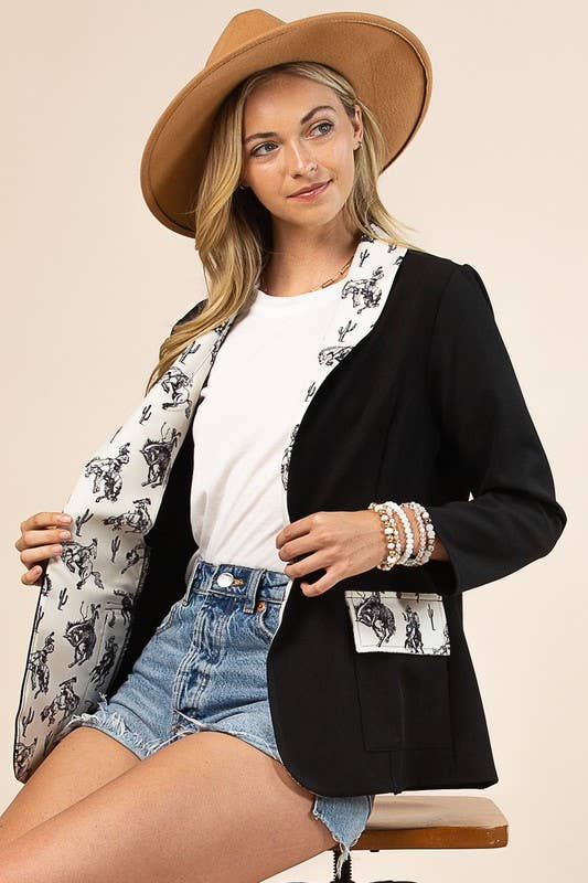 Bucking Horse Western Blazer